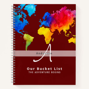 Vater der Geschenkliste für die Buchung von Reisen Notizblock