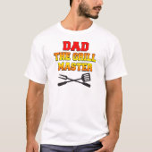 Vater: Der Grillmeister T-Shirt (Vorderseite)