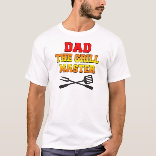 Vater: Der Grillmeister T-Shirt (Vorderseite)