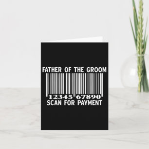 Vater der Groom auf der Suche nach der Zahlung Hoc Karte