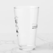 Vater der Groom-Braut-Hochzeit Glas (Links)