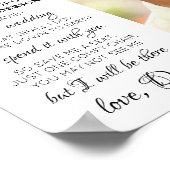 Vater der Groom-Foto-Himmelsheirat Poster (Ecke)