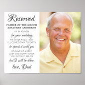 Vater der Groom-Foto-Himmelsheirat Poster (Vorne)