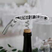 Vater der Groom-Hochzeitselterin Corkschraube Kellnermesser