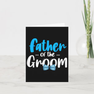 Vater der Groom-Hochzeitspartei Grooms Vater Bride Karte