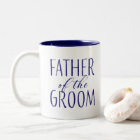 Vater der Groom Navy Blue