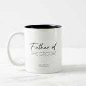 Vater der Groom-Tasse Zweifarbige Tasse (Links)