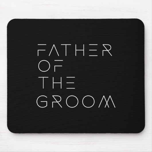 Vater der Groom Vater Bachelor Party für Männer ge Mousepad (Vorne)