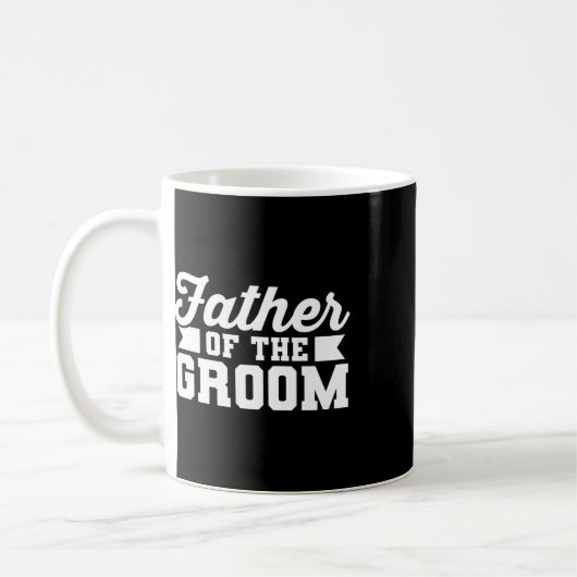 Vater der Groom Vater Hochzeit Bachelor Party Kaffeetasse (Links)