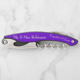 Vater der Groom-Violet-Gastgeschenke Hochzeiten Kellnermesser