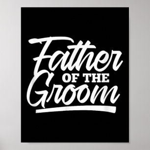 Vater der Groom Wedding Bachelor Party Matchin Poster
