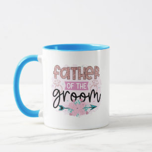 Vater der Groom Wort Kunst Hochzeit Tasse