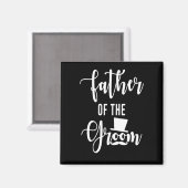 Vater der Groomehe Magnet (Vorderseite/Rückseite)