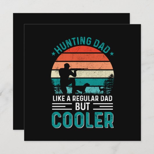 Vater der Jagd Einladung (Vorne/Hinten)