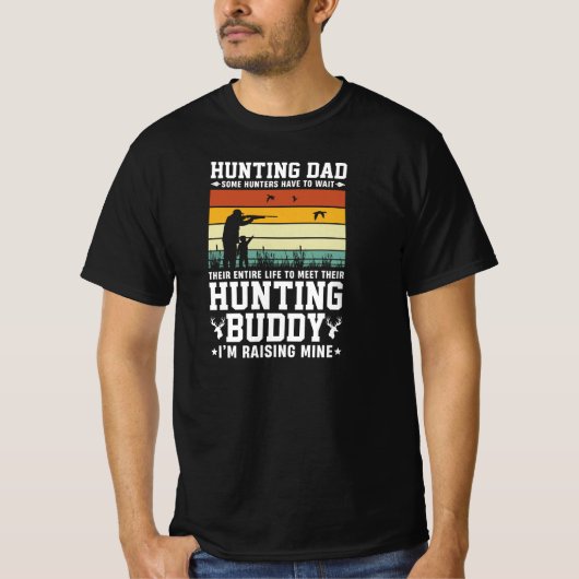 Vater der Jagd - stolzer Jäger Vater T-Shirt (Vorderseite)