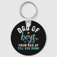 Vater der Jungen Söhne bis zum Sonnenuntergang Vat