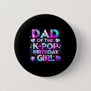Vater der K-Pop-Birthday-Girls Koreanische Musik Button