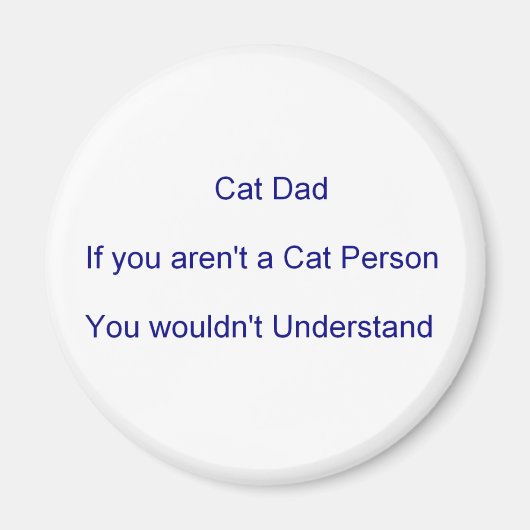 Vater der Katze am Vater Magnet (Vorne)