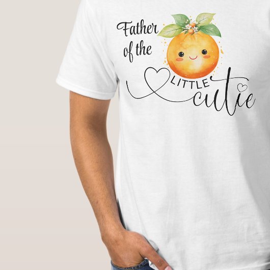 Vater der kleinen Süsse Citrus Orange T-Shirt