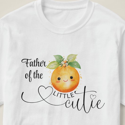 Vater der kleinen Süsse Citrus Orange T-Shirt