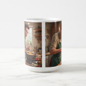 Vater der Koch Geburtstag Kaffeetasse (Mittel)