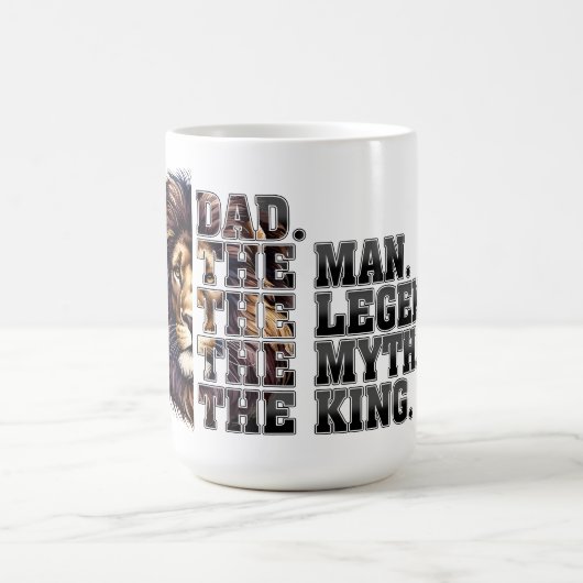 Vater - Der König, die Legende, der Mythos Kaffeetasse (Mittel)
