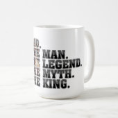 Vater - Der König, die Legende, der Mythos Kaffeetasse (VorderseiteRechts)