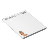 Vater der langhaarigen Dackel Notizblock (angewinkelt)