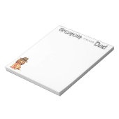 Vater der langhaarigen Dackel Notizblock (Rotiert)