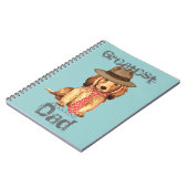 Vater der langhaarigen Dackel Notizblock (Linke Seite)