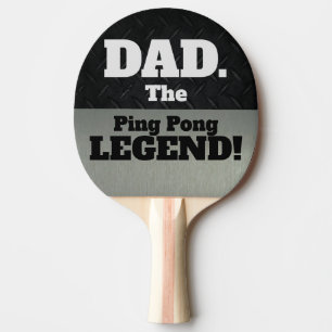 Vater Der legendäre Funny Smack Talk Black Silver  Tischtennis Schläger