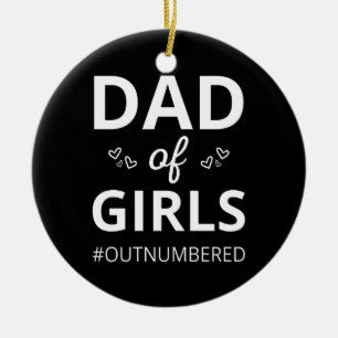 Vater der Mädchen I #undonumbered Keramik Ornament