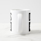 Vater der Mädchen #Outnumed Jumbo-Tasse (Rückseite)