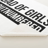 Vater der Mädchen #Outnumed Sherpadecke (3/4)