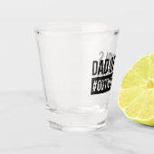 Vater der Mädchen #Outnummered Schnapsglas (Links)