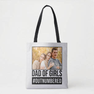 Vater der Mädchen #Outnummered Tasche