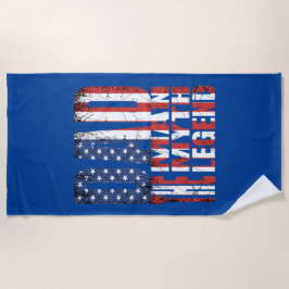 VATER DER MANN DER MYTH DER LEGENDE AMERIKANISCHE STRANDTUCH