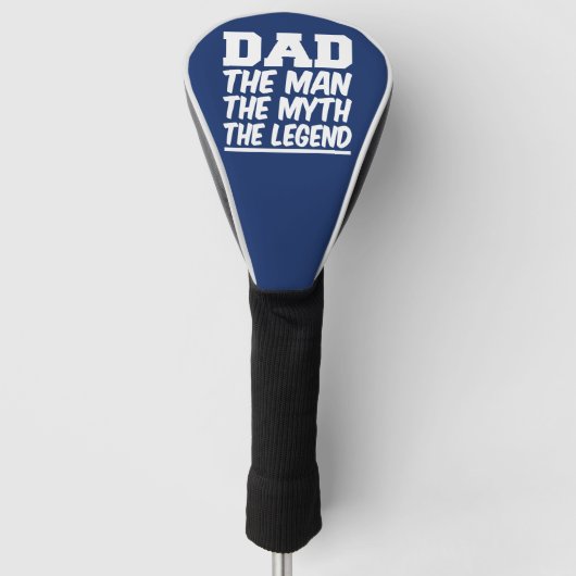 Vater der Mann der Mythos das lustige Golf der Headcover (Vorderseite)