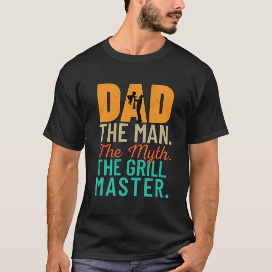 Vater: Der Mann. Der Mythos Der Gittermeister T-Shirt (Vorderseite)