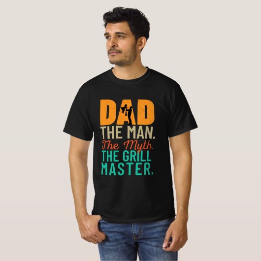 Vater: Der Mann. Der Mythos Der Gittermeister T-Shirt (Vorne ganz)