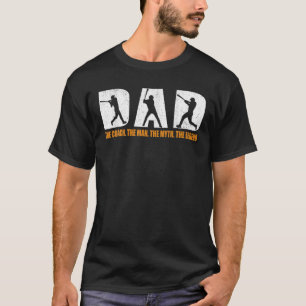 Vater Der Mann Der Mythos Der legendäre Baseballva T-Shirt