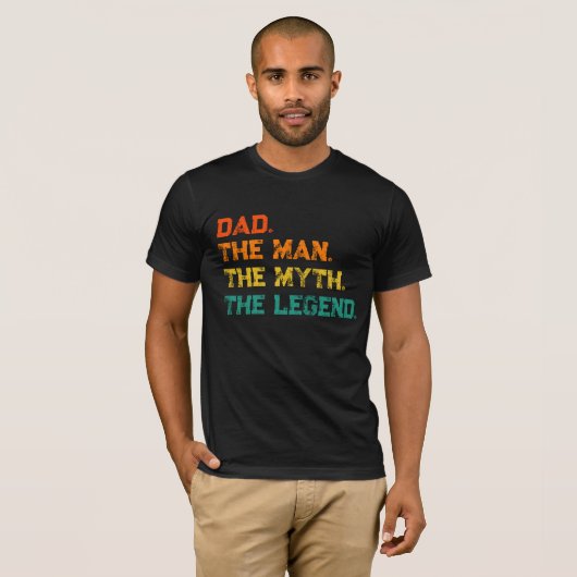 Vater Der Mann der Mythos Der legendäre T - Shirt (Vorne ganz)