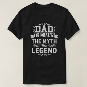 Vater Der Mann der Mythos Der legendäre Vater Tag T-Shirt