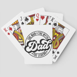 Vater der Mann der Mythos der Legende dada Pop Män Spielkarten