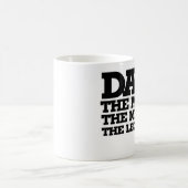 VATER der Mann der Mythos der Legende Kaffeetasse (Mittel)