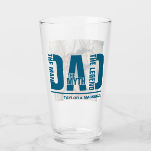 Vater Der Mann der Mythos der Legende Personalisie Glas