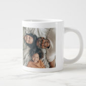 Vater Der Mann der Mythos der Legende Personalisie Jumbo-Tasse (Rechts)