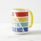  Vater. Der Mann, der Mythos, der Legende. Tasse (VorderseiteRechts)