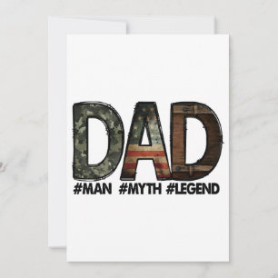 Vater - der Mann der Mythos der Legende Vater; Vat Einladung