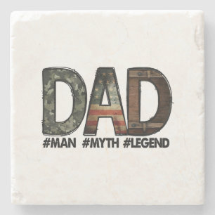 Vater - der Mann der Mythos der Legende Vater; Vat Steinuntersetzer